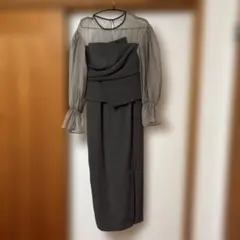 alto シフォンビスチェタイトワンピース