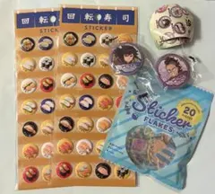 【正規品】ぷくぷく寿司デザイン ステッカー 2シート⭐︎アミフアフレークシールくら