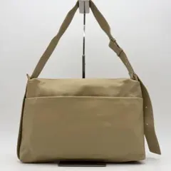 【美品】ear PAPILLONNER 2WAYレザーショルダーバッグベージュ