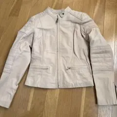 バナナリパブリック　ラムレザージャケット