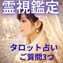 【ご質問3つ】霊視鑑定　タロット占い　恋愛・仕事・人間関係・人生・将来