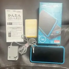 ナ*ィ様 New 2DS LL ブラック/ブルー 本体
