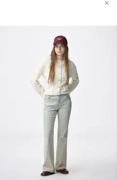 GU スリムフレアジーンズ　S 丈標準