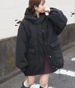 【新品、タグ付き】tiptop モンスターパーカーブルゾン ブラック