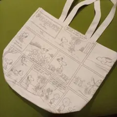 ☆スヌーピー ☆バケツ型キャンパストートバッグ☆未使用・保管品☆