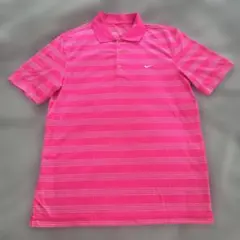 Nike Golf DRI-FIT ピンクポロシャツ