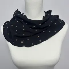 詩仙堂 Hitoshi Tamura 花柄 襟巻き ストール