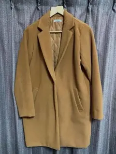 オレンジ チェスターコート Mサイズ