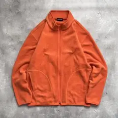 【極美品】90s OLD UNIQLO フリースジャケット オレンジ Y2K