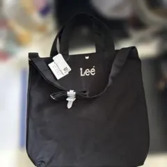 新品未使用Lee 黒 BIG2wayトートバッグ