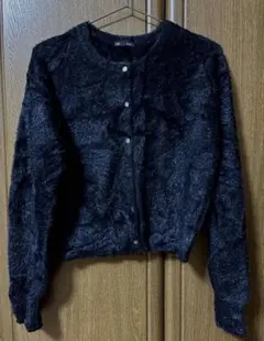 GU シャイニークルーネックカーディガン z