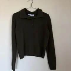 ZARA トップス　カーキ