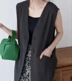 ディスコート ジレ　Discoat チャコールグレー