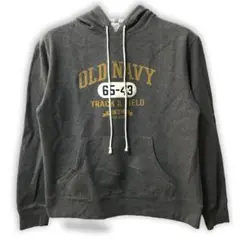 【OLD NAVY】カレッジ スウェットパーカー チャコールグレーのサムネイル