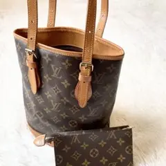 LOUISVUITTON バケツPM モノグラム バケット バゲットM42238