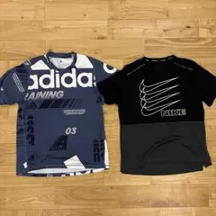 ナイキ　アディダス　ランニング　M L ロゴ　陸上　Tシャツ　ミズノ　アシックス