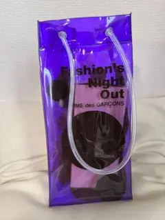 未使用品　コムデギャルソン FNO PVCバッグ　パープル