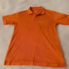 UNIQLO ポロシャツ M 朱色
