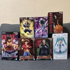 プライズフィギュアまとめ売り （ワンピース、ハンターハンター、ナルト、初音ミク）