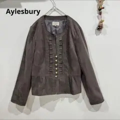 Aylesbury ジャケット スエード調 ブラウン系 上着 フォーマル