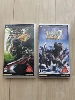 モンスターハンター ポータブル 2ndG、2ndセット売【起動確認済み／箱あり】