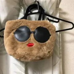 アジョリー　　　　　　　　　ふわふわ ファーバッグ