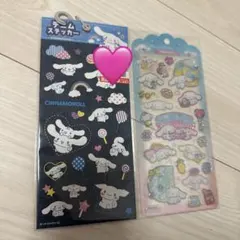【正規品】シナモン　シナモロール　ドロップジェリーシール　デニムステッカー