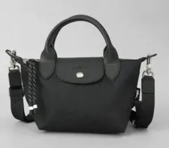 美品♡　ロンシャン　プリアージュ エナジー XS ショルダー　斜めがけ　黒