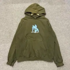 【R698】 STUSSY 連帽衫 套頭衫 尺寸L 卡其色 褪色