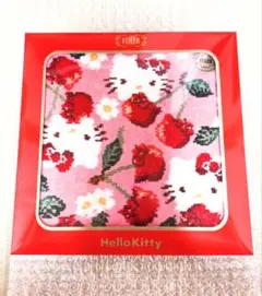 【匿名配送】FEILER フェイラー ハローキティ ハンカチ チェリー柄