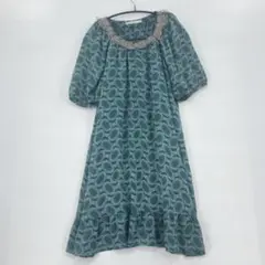 IKKA イッカ ドット柄 半袖チュニック Lサイズ