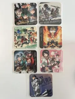 僕のヒーローアカデミア アートコースター7枚セット