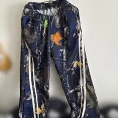 ネイビー カモフラージュ ジャージパンツ