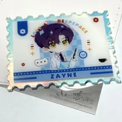 恋と深空　レイ　アクリル切手風