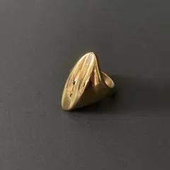 【ゴールド】ステンレス　ボリュームリング