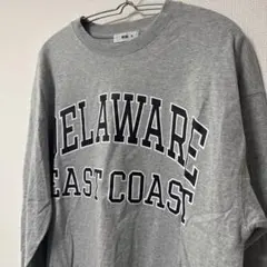 DELAWARE EAST COAST 長袖Tシャツ グレー