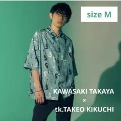 KAWASAKI TAKAYA × tk.TAKEO KIKUCHI 総柄シャツ