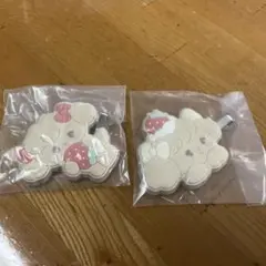 いちご ヘアクリップ 2種セット