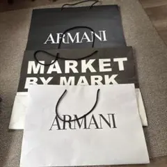 ARMANI ショップ袋 3枚セットのサムネイル