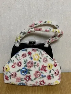 和装　洋装　パーティバッグ　ビーズバッグ　レトロ　ヴィンテージ