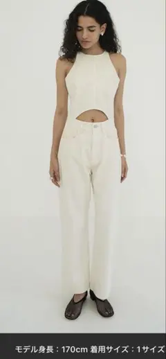 CLANE WAIST OPEN DENIM ALL IN ONEのサムネイル