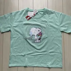 【新品】かわいいキラキラスヌーピーTシャツ（160）のサムネイル