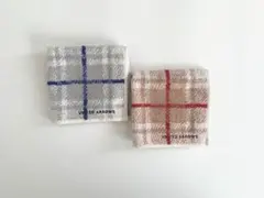 UNITED ARROWS タオルハンカチ 2枚セット チェック柄のサムネイル