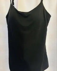 UNIQLO AIRism ブラキャミソール カップ付きブラック