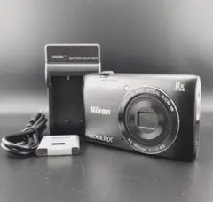 美品・返品保証】 ニコン Nikon COOLPIX S3700 ブラック - メルカリ