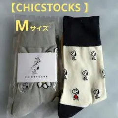 【CHICSTOCKS 】シックストックス 　靴下 スヌーピー