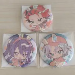 【あんスタ】神崎颯馬　鬼龍紅郎　滝維吹　缶バッジ　アニメイトカフェ