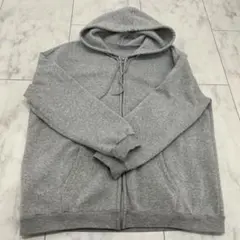 SHEIN レディース　ジップアップパーカー グレー M