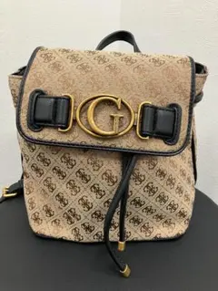 GUESS ミニリュック ベージュ/黒のサムネイル