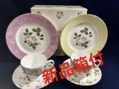 ウエッジウッド ワイルドストロベリー フルリムプレート（5色セット） 楽天市場】ウェッジウッド (Wedgwood) ワイルドストロベリー プレート